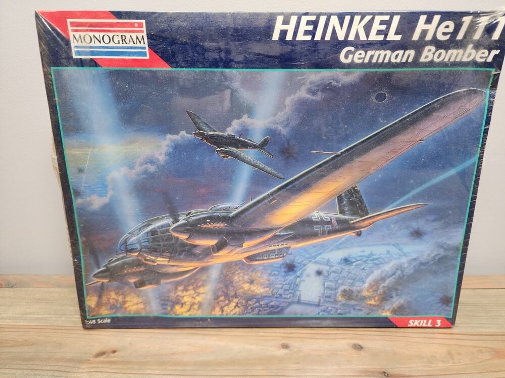 Monogram 1/48 Heinkel He 111 German Bomber Model Kit 5509 NIB Sealed